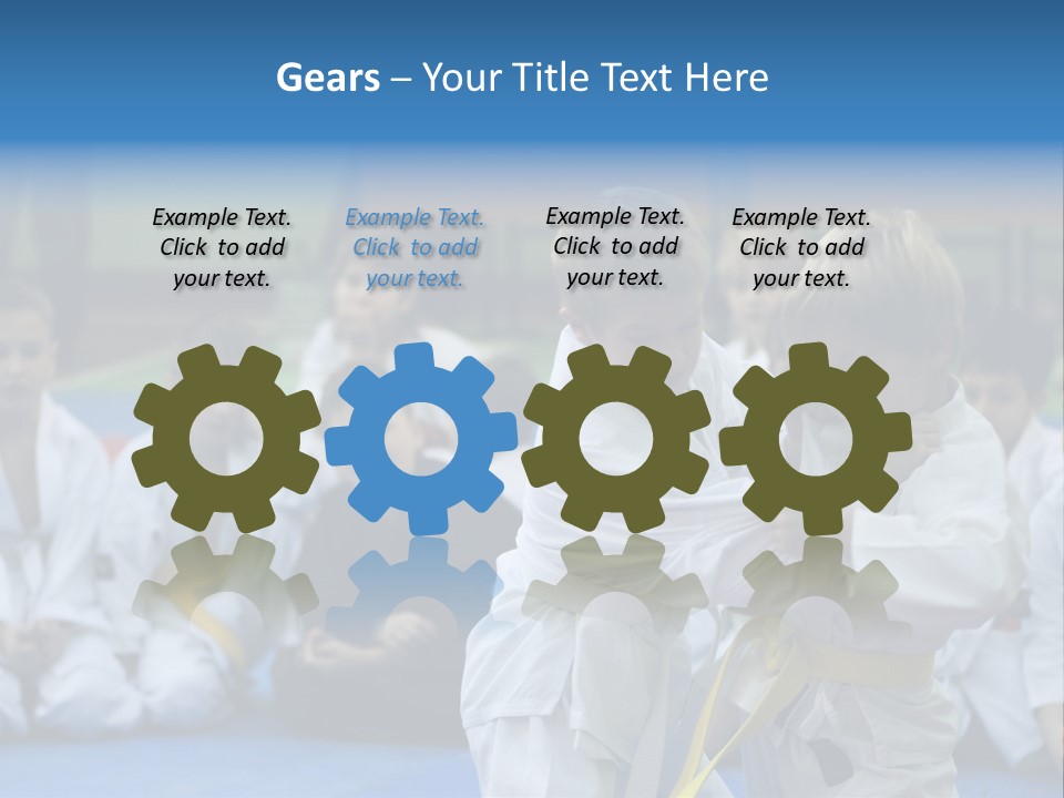 Training Sport Hand PowerPoint Template