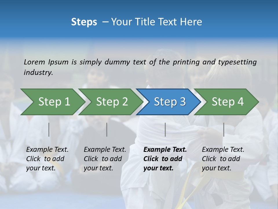 Training Sport Hand PowerPoint Template