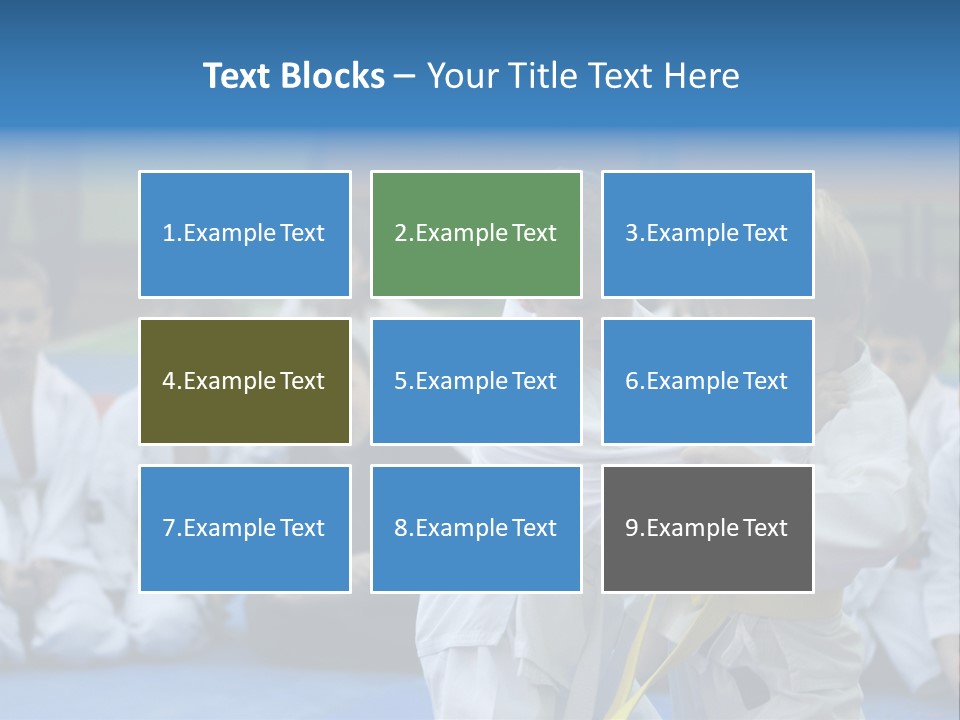 Training Sport Hand PowerPoint Template