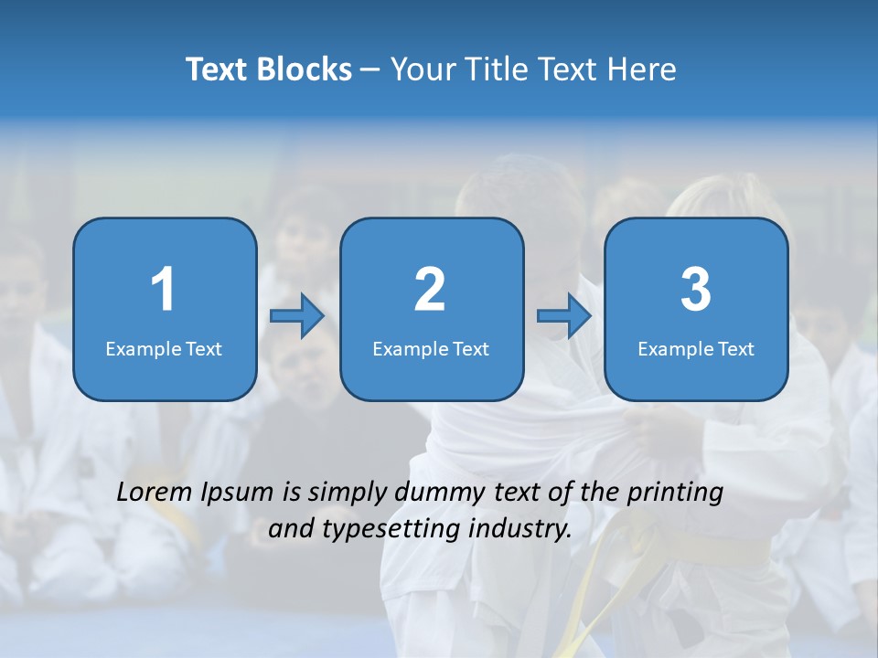 Training Sport Hand PowerPoint Template