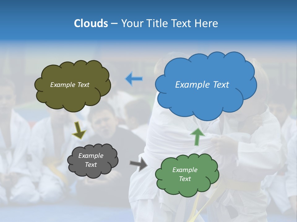 Training Sport Hand PowerPoint Template