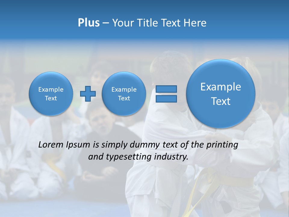 Training Sport Hand PowerPoint Template