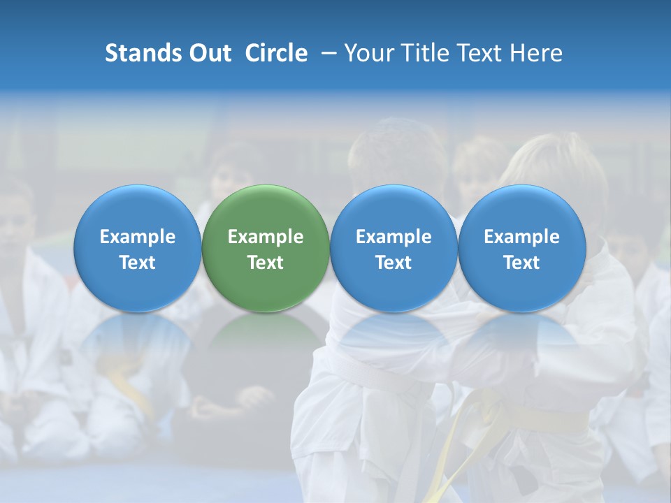 Training Sport Hand PowerPoint Template