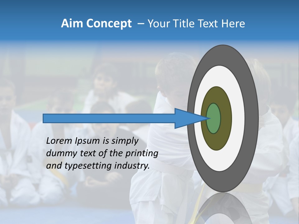 Training Sport Hand PowerPoint Template