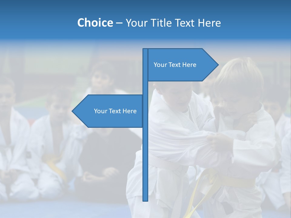 Training Sport Hand PowerPoint Template