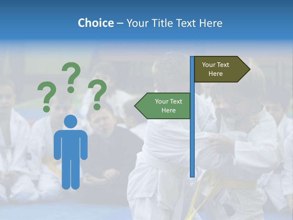 Training Sport Hand PowerPoint Template