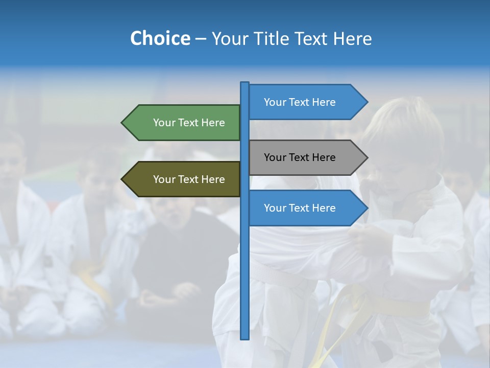 Training Sport Hand PowerPoint Template