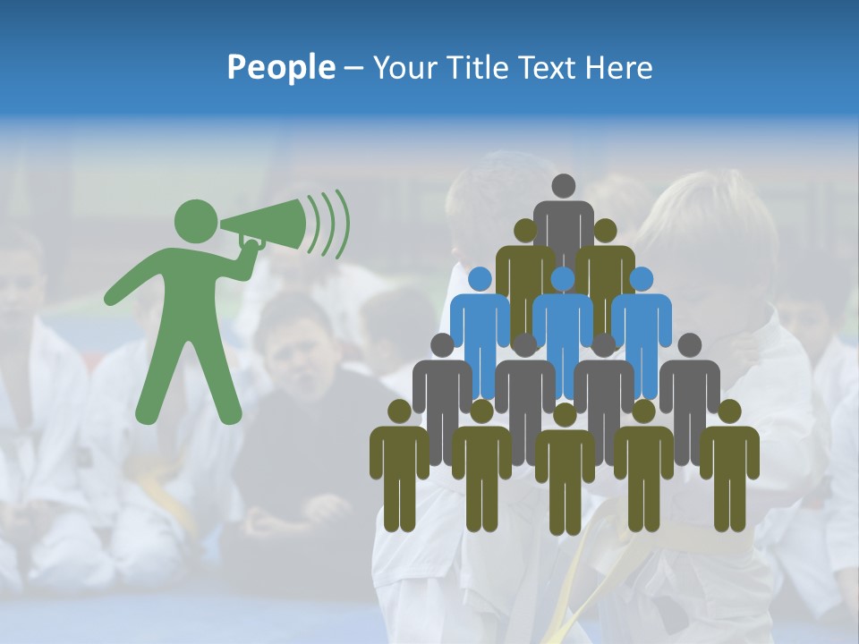 Training Sport Hand PowerPoint Template