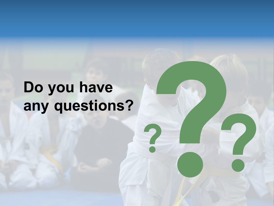 Training Sport Hand PowerPoint Template