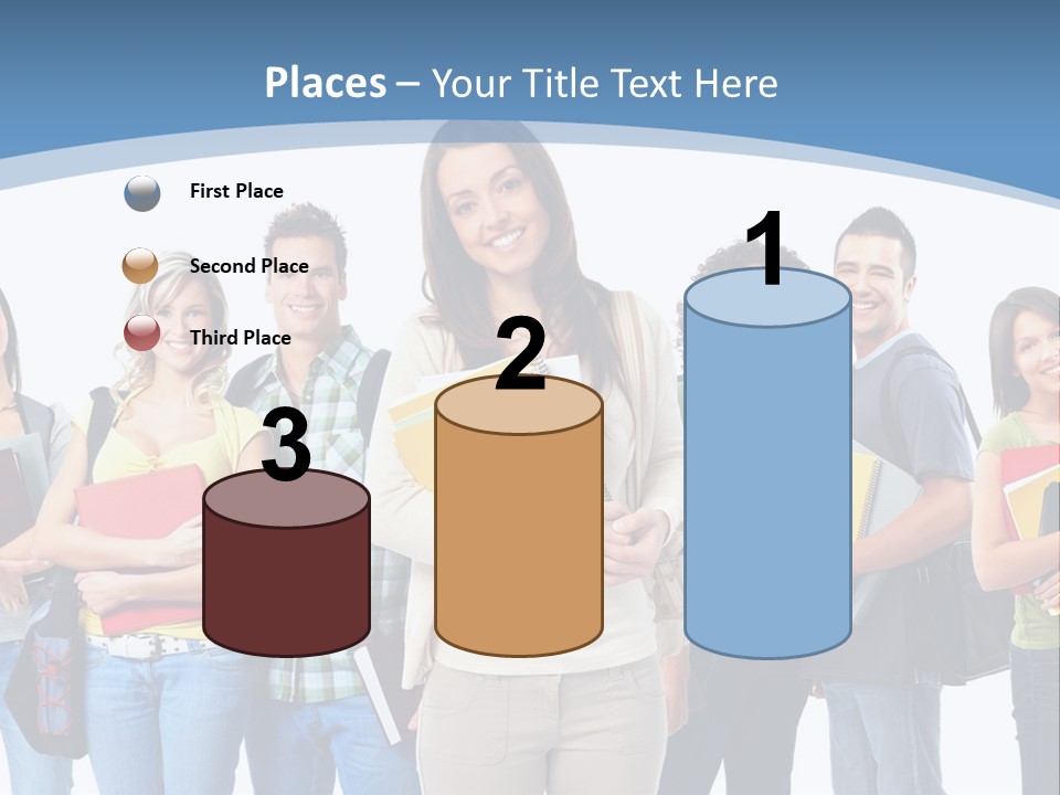 Educated Isolate Portrait PowerPoint Template