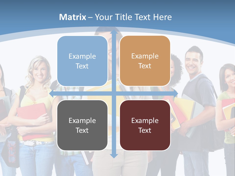 Educated Isolate Portrait PowerPoint Template