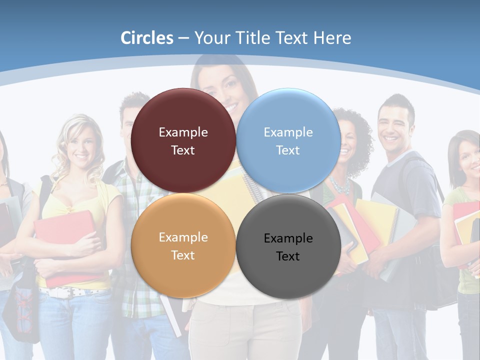 Educated Isolate Portrait PowerPoint Template