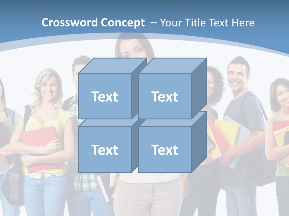 Educated Isolate Portrait PowerPoint Template