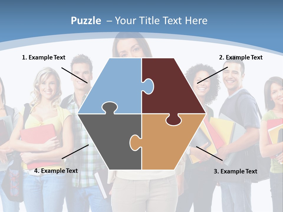 Educated Isolate Portrait PowerPoint Template