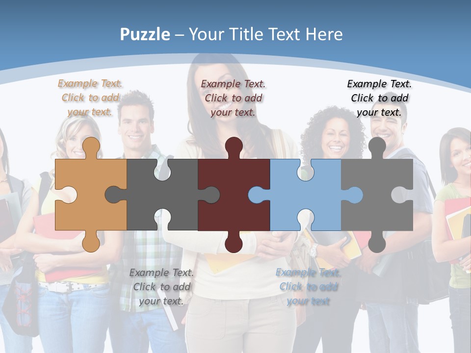 Educated Isolate Portrait PowerPoint Template