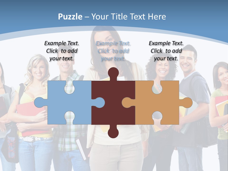 Educated Isolate Portrait PowerPoint Template