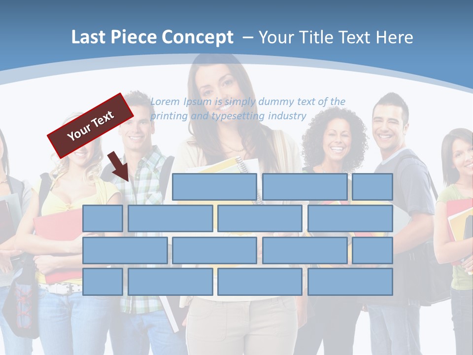 Educated Isolate Portrait PowerPoint Template