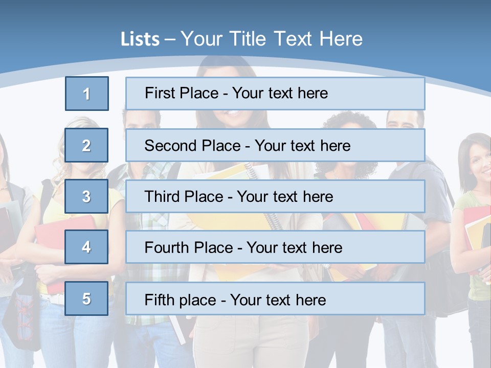 Educated Isolate Portrait PowerPoint Template