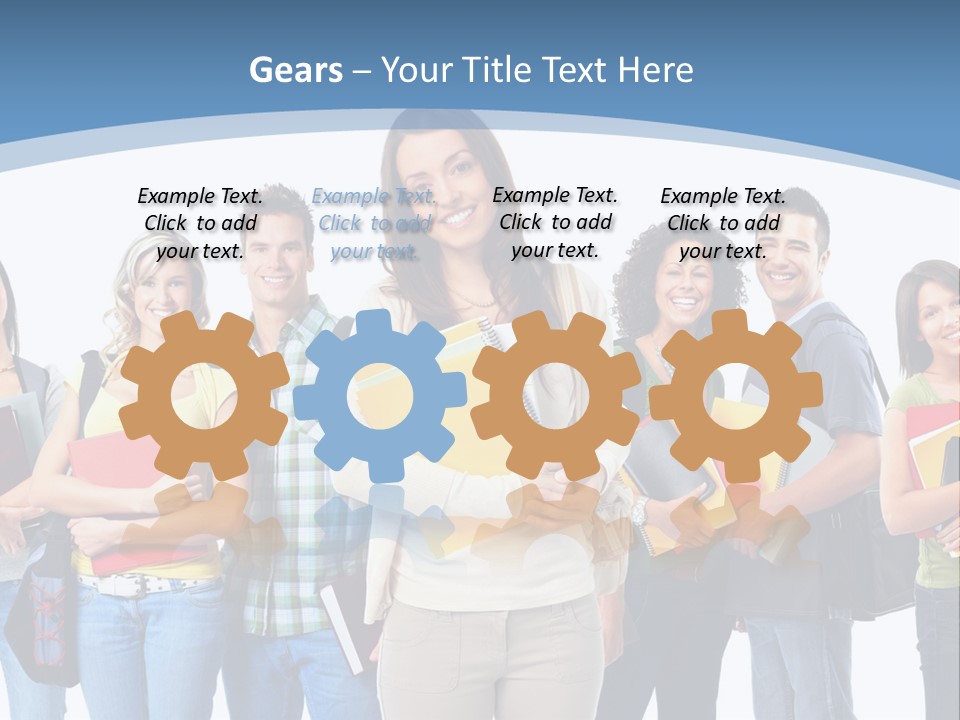 Educated Isolate Portrait PowerPoint Template