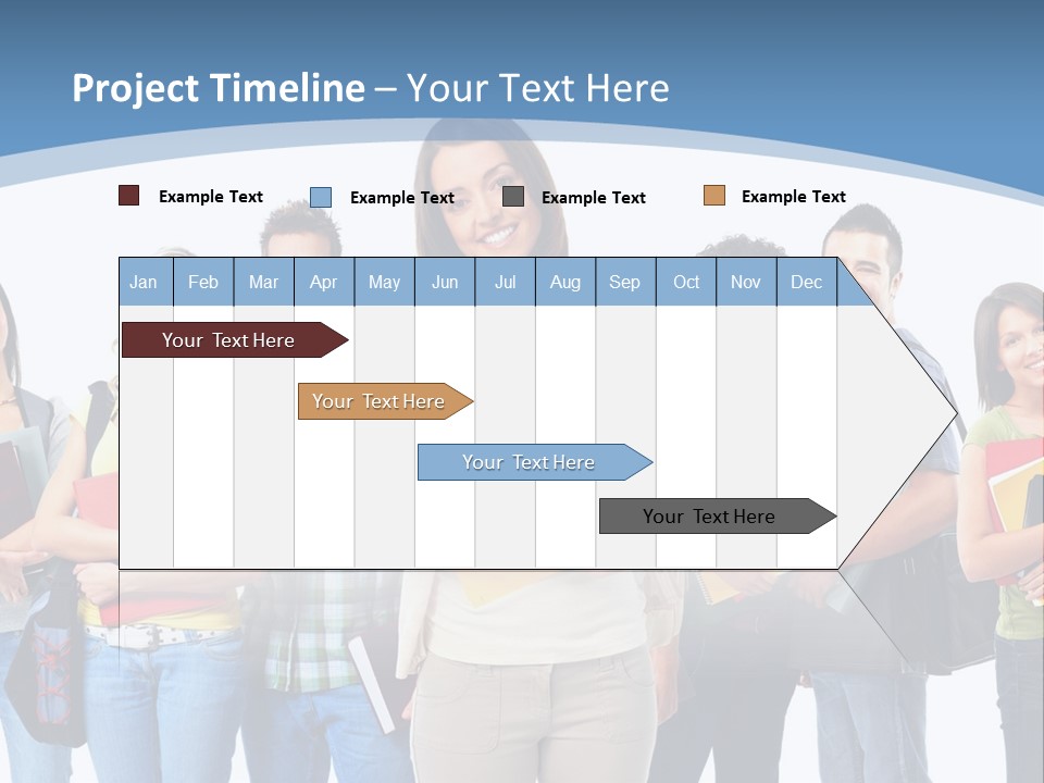 Educated Isolate Portrait PowerPoint Template
