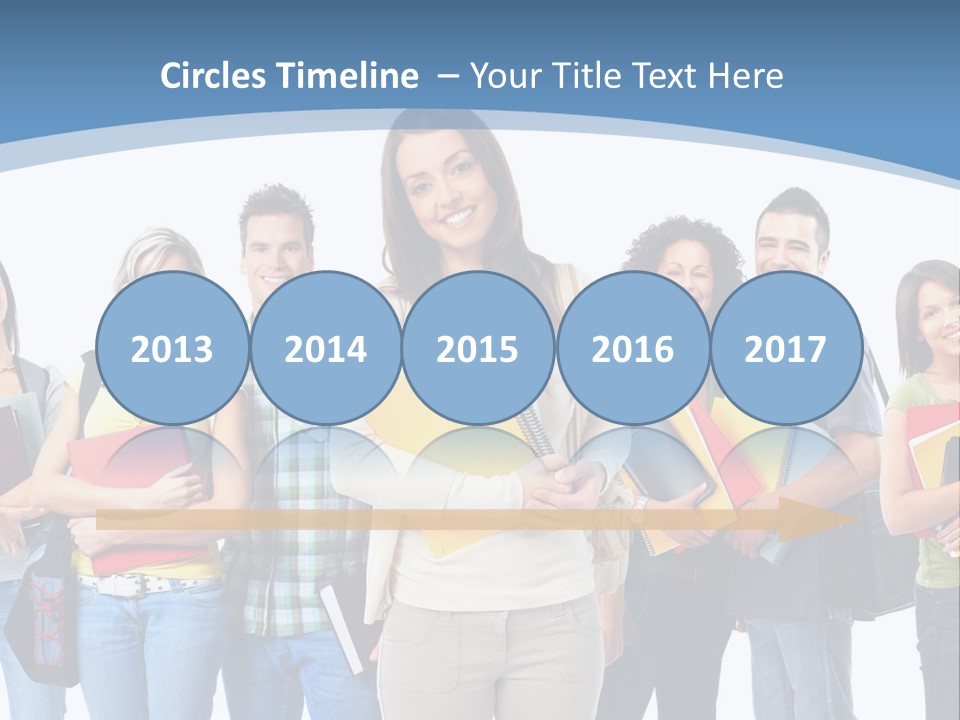 Educated Isolate Portrait PowerPoint Template