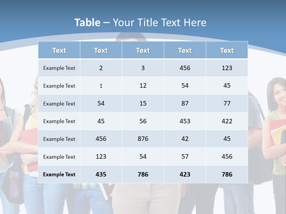 Educated Isolate Portrait PowerPoint Template