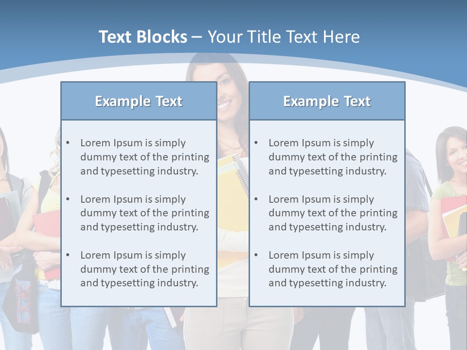 Educated Isolate Portrait PowerPoint Template