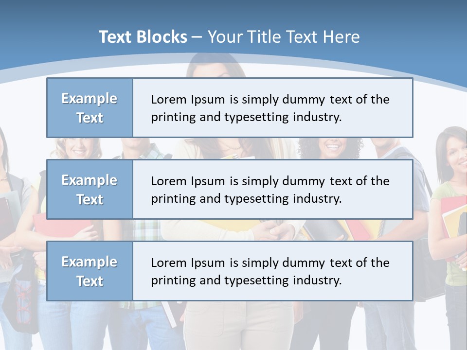Educated Isolate Portrait PowerPoint Template