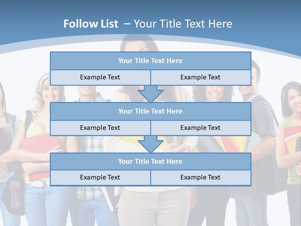 Educated Isolate Portrait PowerPoint Template