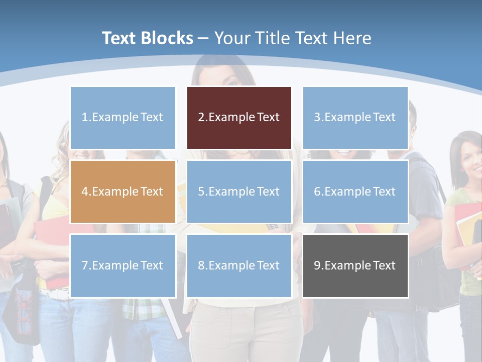 Educated Isolate Portrait PowerPoint Template