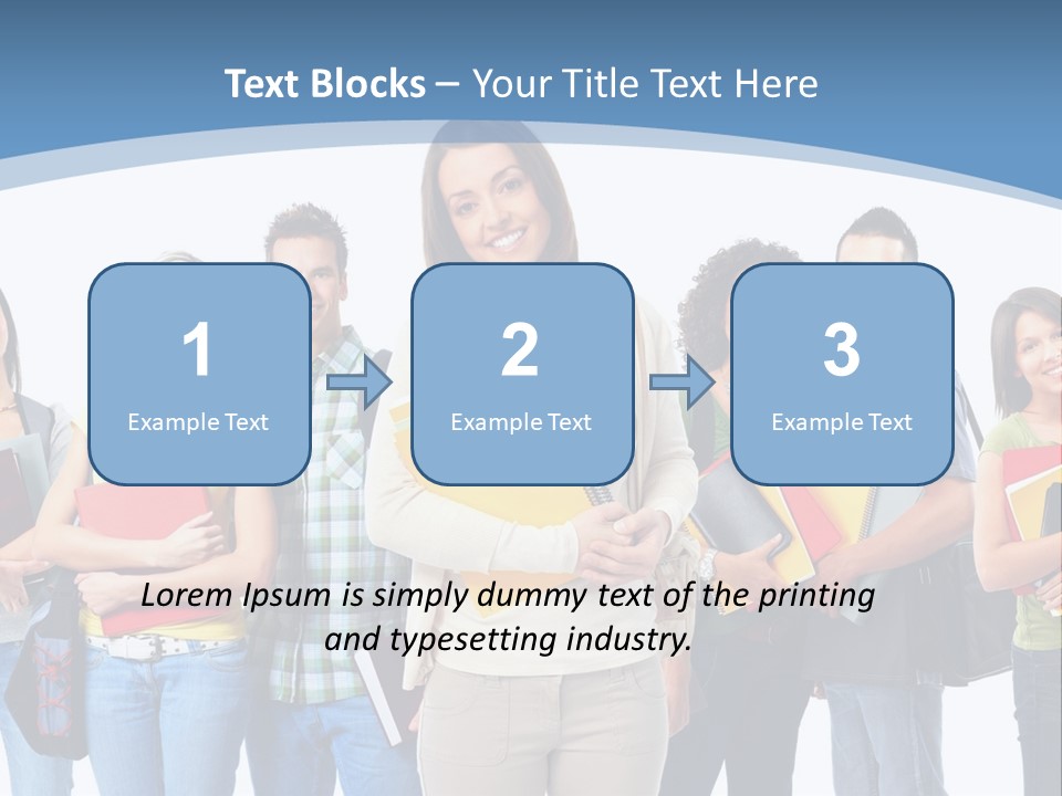 Educated Isolate Portrait PowerPoint Template
