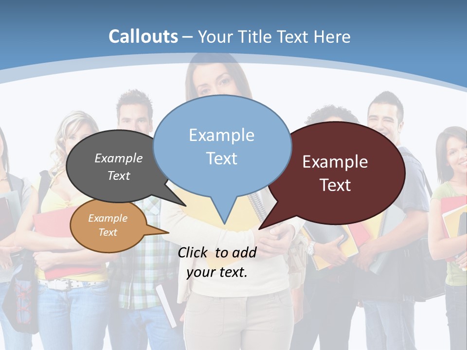 Educated Isolate Portrait PowerPoint Template