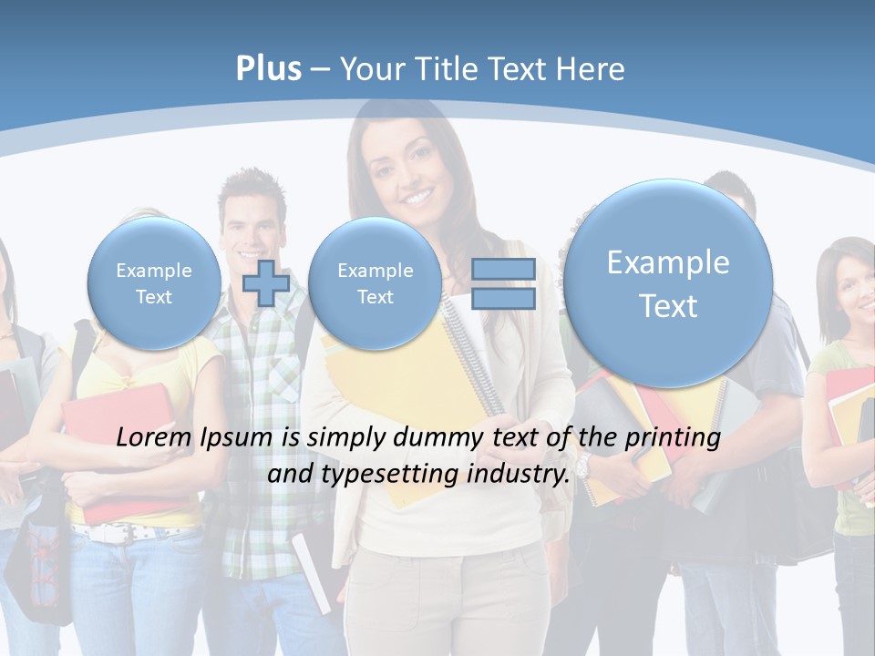 Educated Isolate Portrait PowerPoint Template