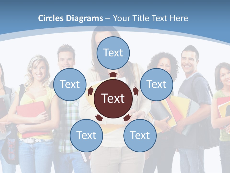 Educated Isolate Portrait PowerPoint Template