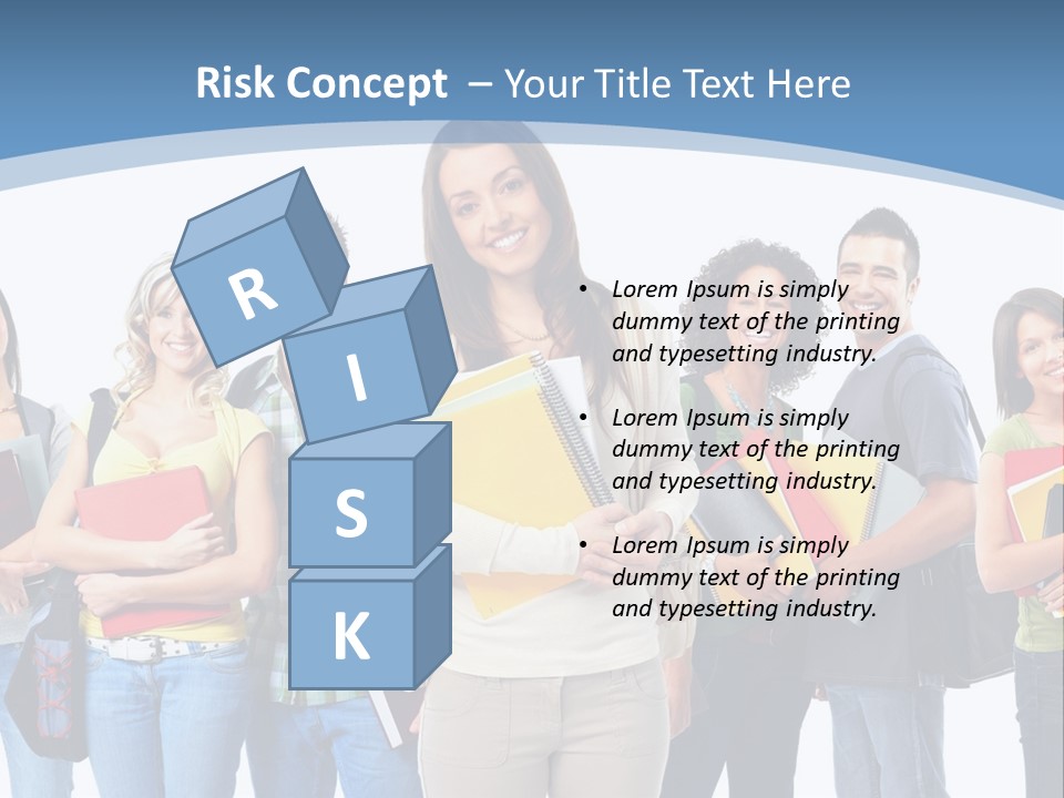 Educated Isolate Portrait PowerPoint Template