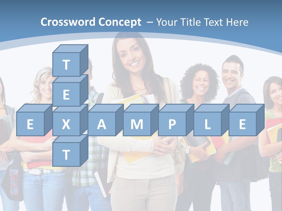 Educated Isolate Portrait PowerPoint Template