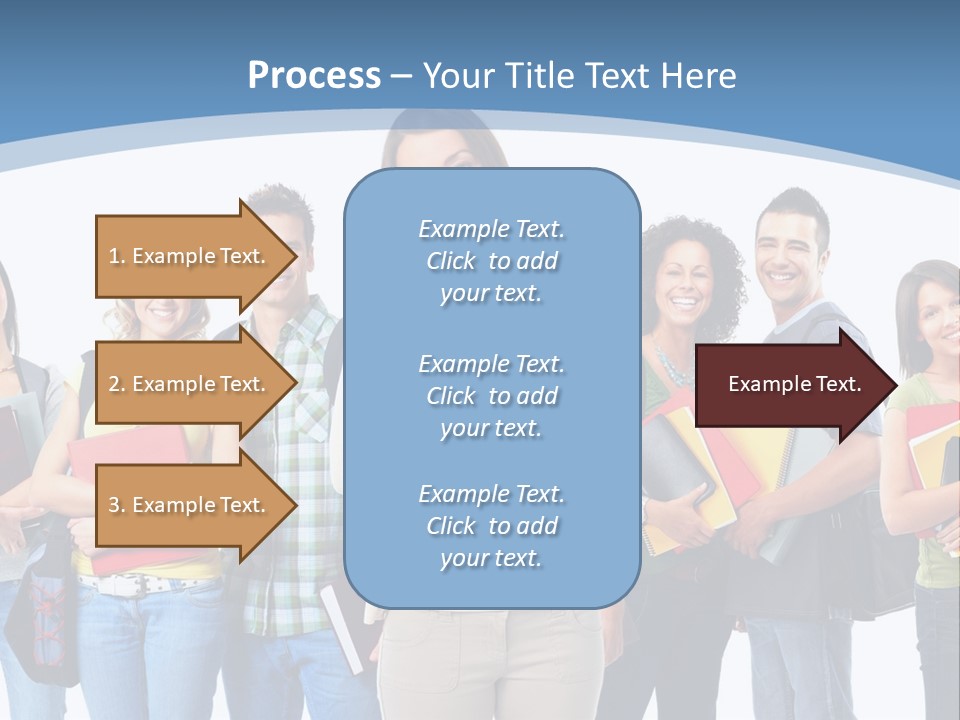 Educated Isolate Portrait PowerPoint Template