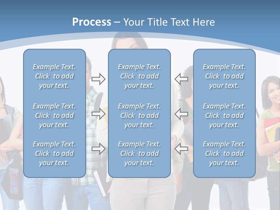 Educated Isolate Portrait PowerPoint Template