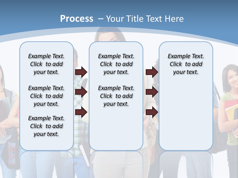 Educated Isolate Portrait PowerPoint Template