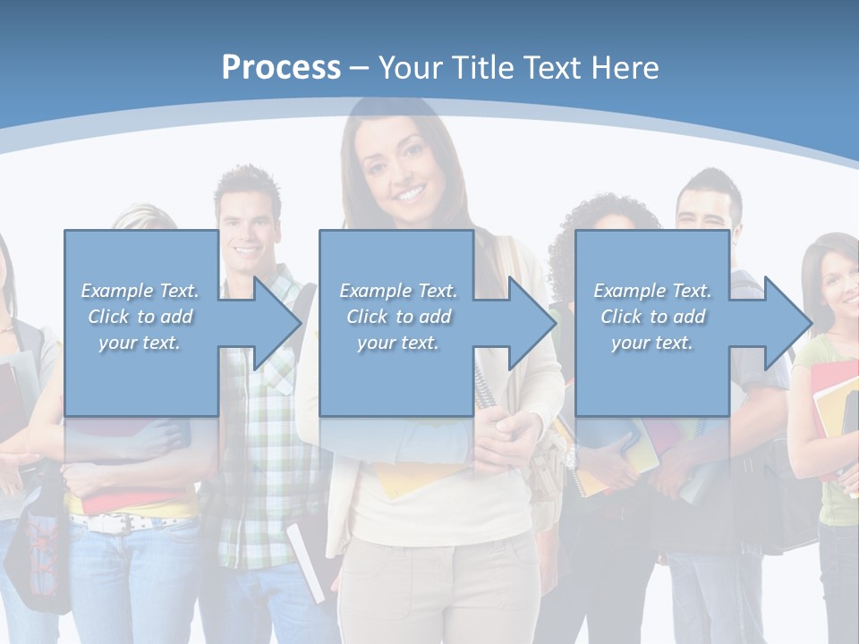 Educated Isolate Portrait PowerPoint Template