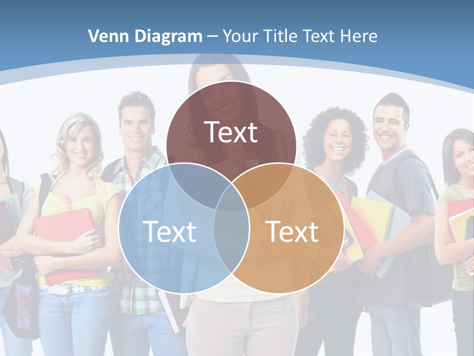 Educated Isolate Portrait PowerPoint Template