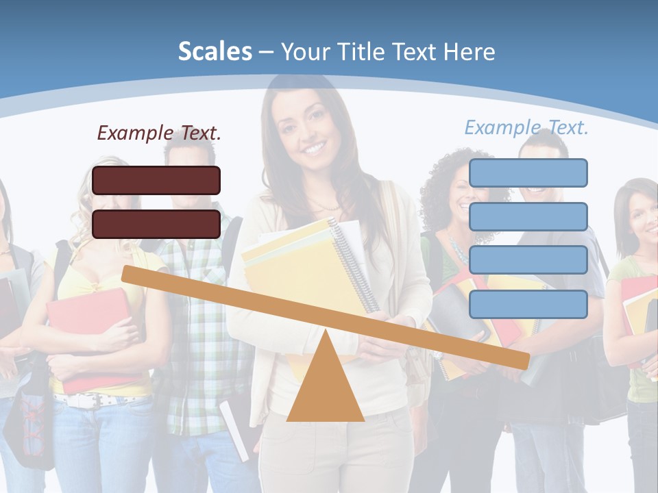 Educated Isolate Portrait PowerPoint Template