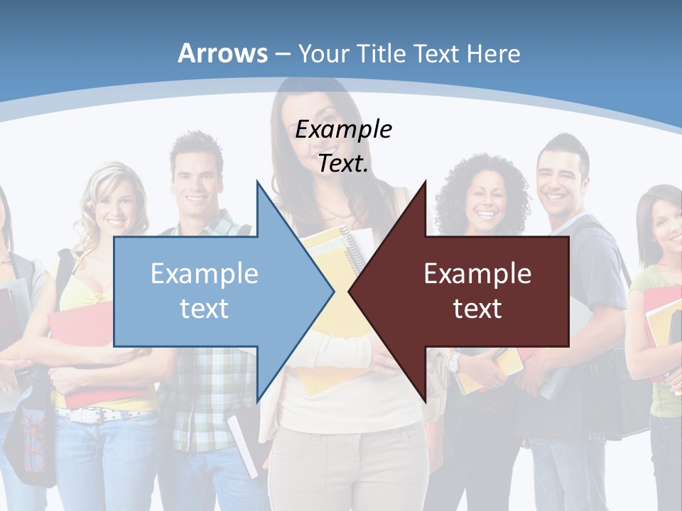 Educated Isolate Portrait PowerPoint Template