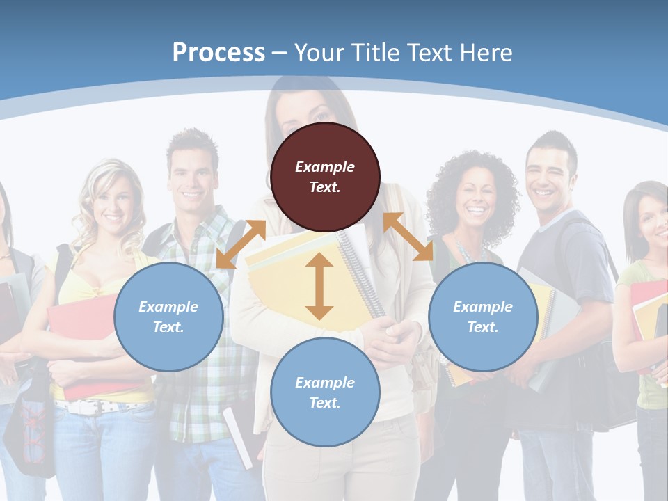 Educated Isolate Portrait PowerPoint Template