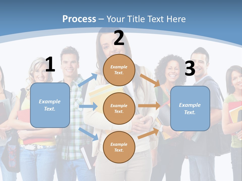 Educated Isolate Portrait PowerPoint Template