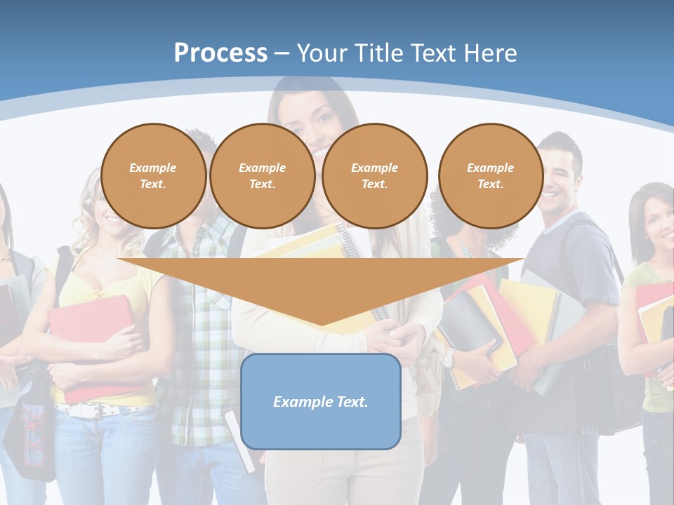 Educated Isolate Portrait PowerPoint Template