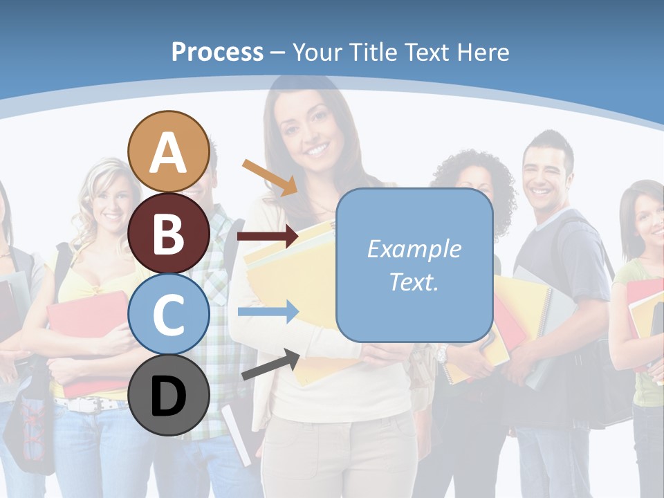 Educated Isolate Portrait PowerPoint Template