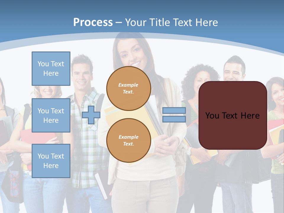 Educated Isolate Portrait PowerPoint Template