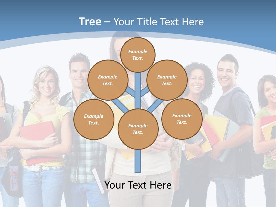 Educated Isolate Portrait PowerPoint Template