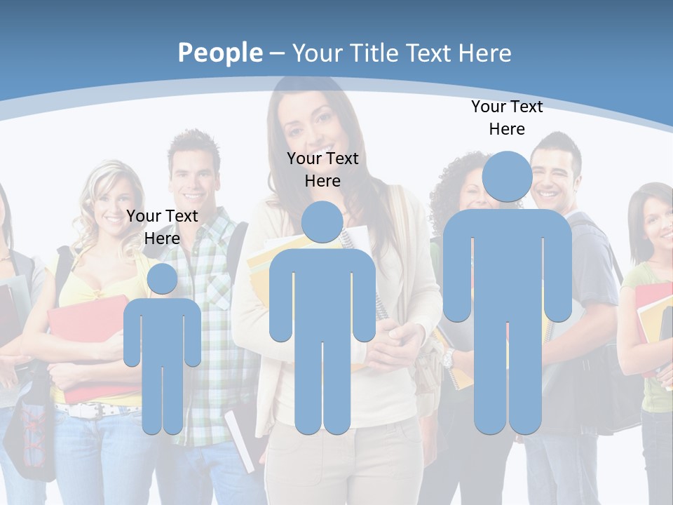 Educated Isolate Portrait PowerPoint Template